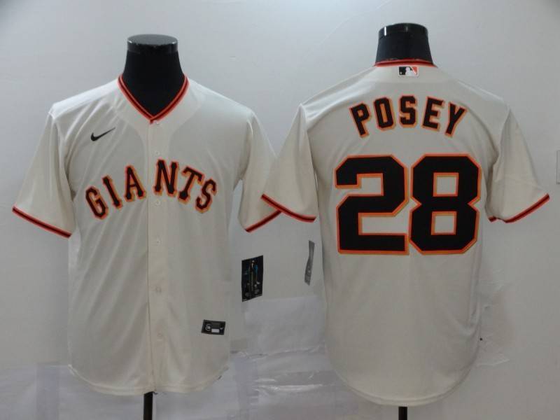 San Francisco Giants Cream MLB Jersey