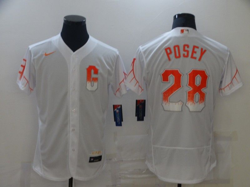 San Francisco Giants White Elite MLB Jersey