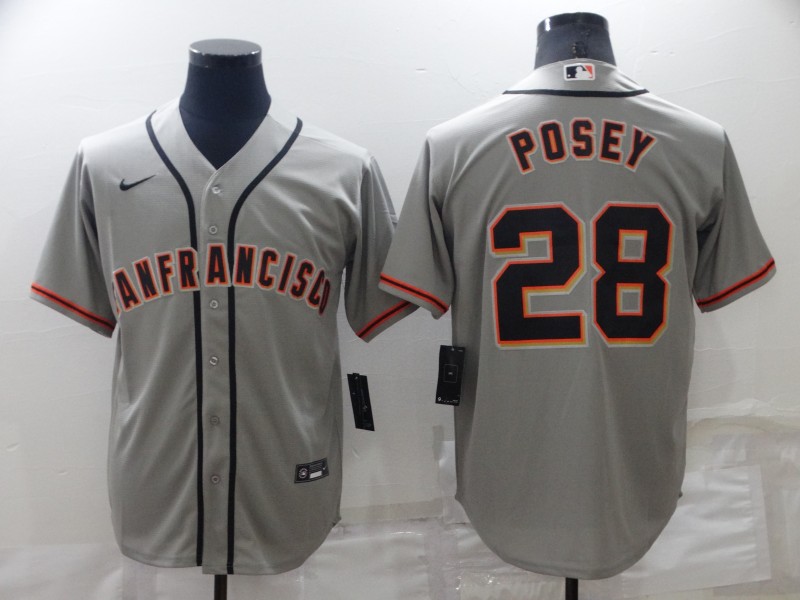 San Francisco Giants Grey MLB Jersey