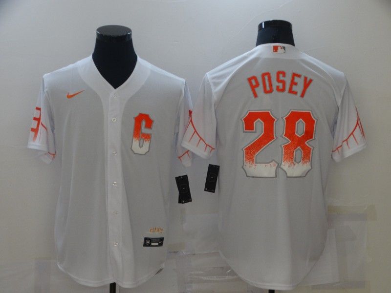 San Francisco Giants White MLB Jersey