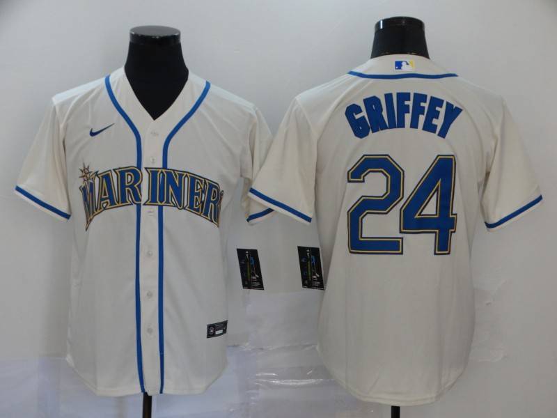 Seattle Mariners Cream MLB Jersey