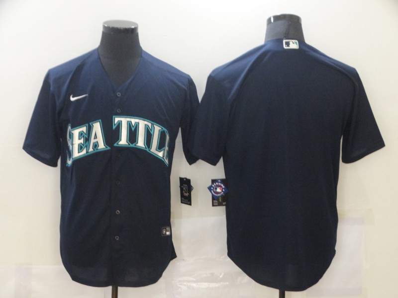 Seattle Mariners Dark Blue MLB Jersey