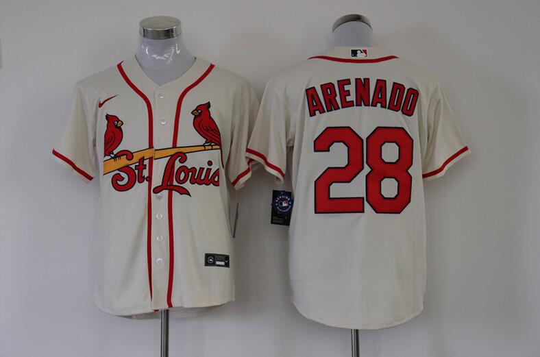 St. Louis Cardinals Cream MLB Jersey