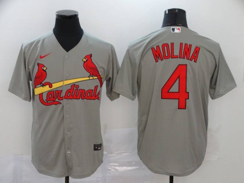 St. Louis Cardinals Grey MLB Jersey