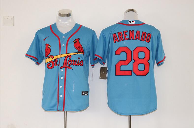 St. Louis Cardinals Light Blue MLB Jersey