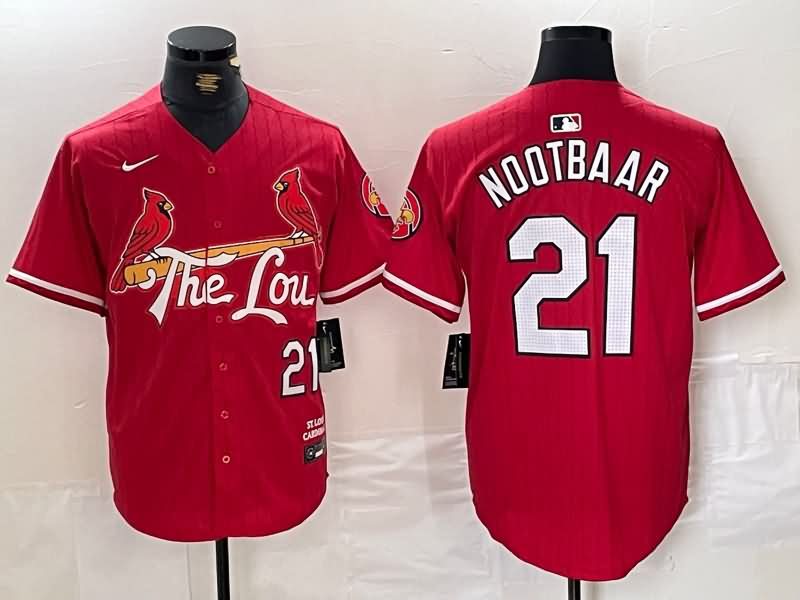 St. Louis Cardinals Red MLB Jersey 02