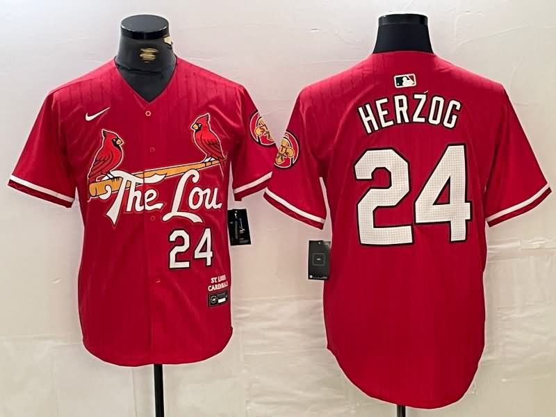 St. Louis Cardinals Red MLB Jersey 02