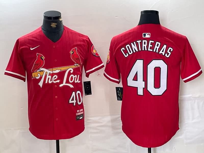 St. Louis Cardinals Red MLB Jersey 02