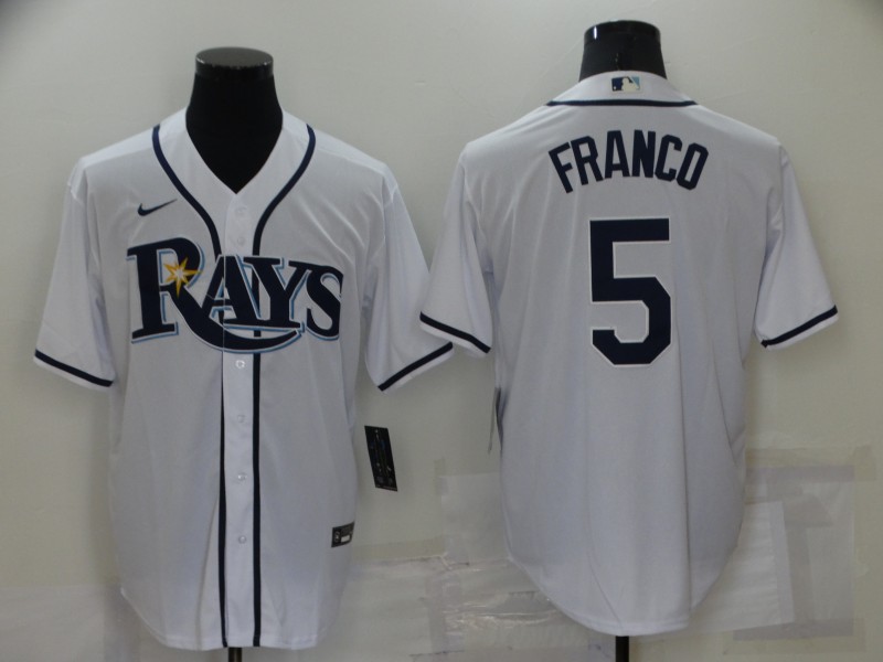 Tampa Bay Rays White MLB Jersey