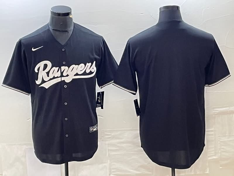 Texas Rangers Black MLB Jersey