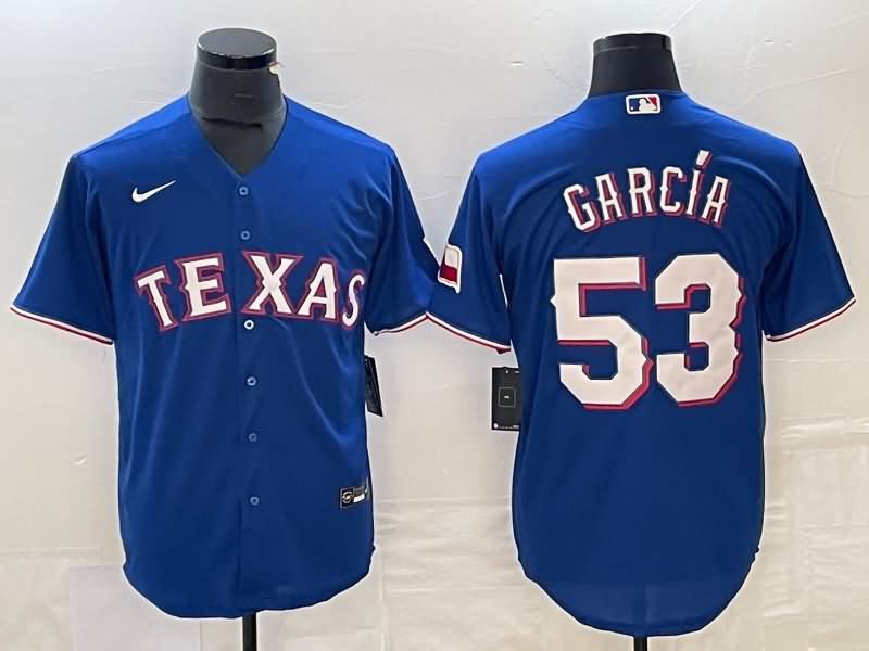 Texas Rangers Blue MLB Jersey