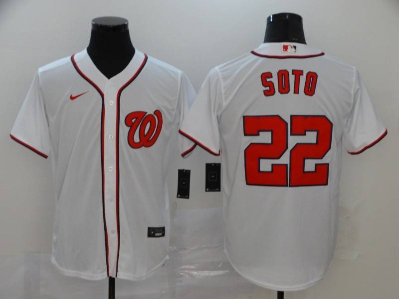 Washington Nationals White MLB Jersey