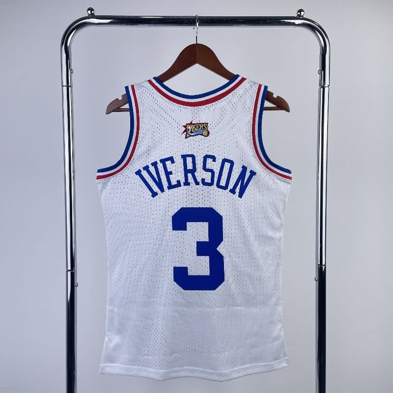 ALL-STAR 2003 White Classics Basketball Jersey (Hot Press)