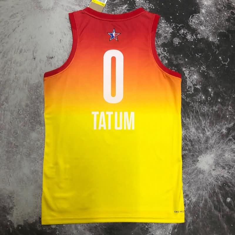 ALL-STAR 2023 Yellow Basketball Jersey (Hot Press)