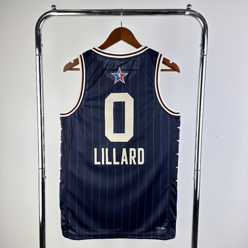 ALL-STAR 2024 Dark Blue Basketball Jersey (Hot Press)