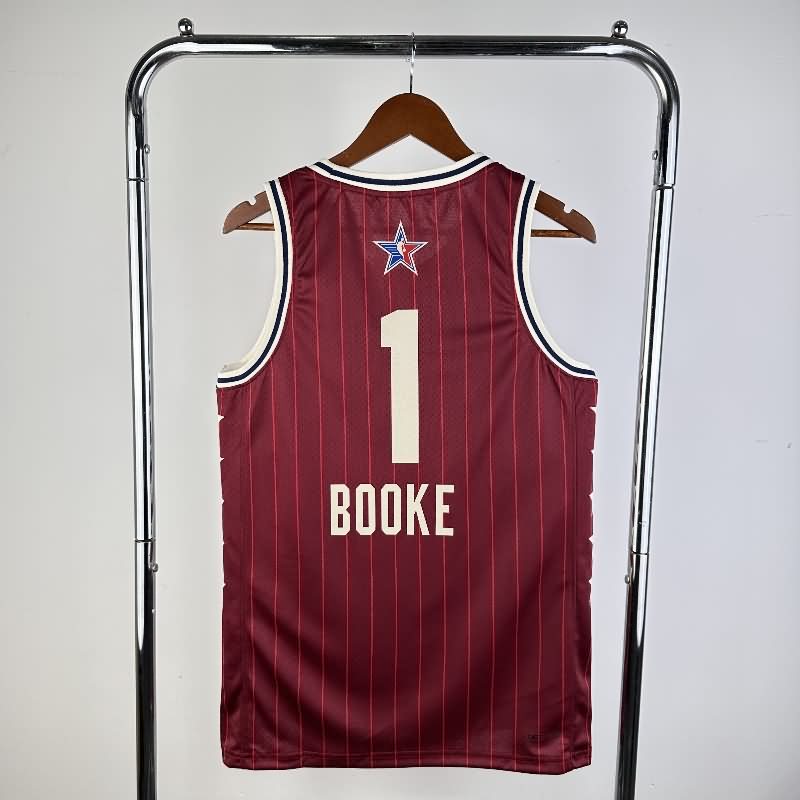 ALL-STAR 2024 Red Basketball Jersey (Hot Press)