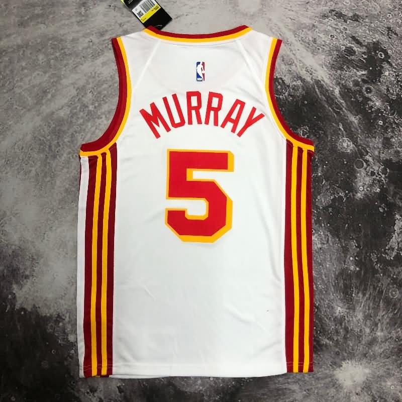 Atlanta Hawks 20/21 White Basketball Jersey (Hot Press)