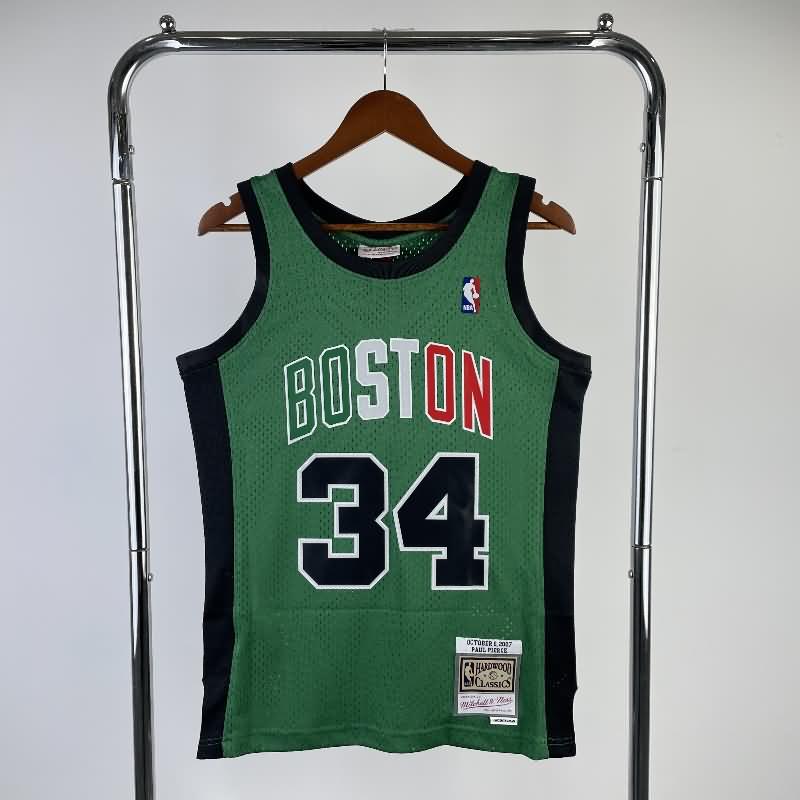 Boston Celtics 2007 Green Classics Basketball Jersey (Hot Press)