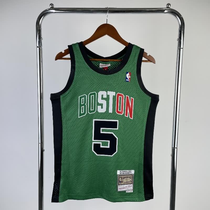 Boston Celtics 2007 Green Classics Basketball Jersey (Hot Press)