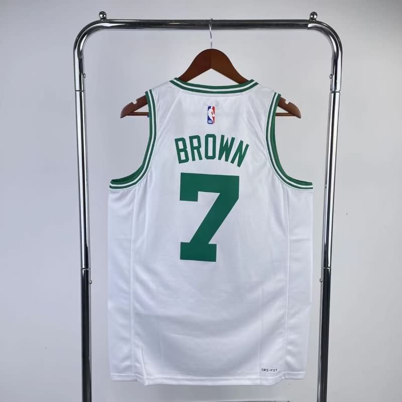 Boston Celtics 22/23 White Basketball Jersey (Hot Press)