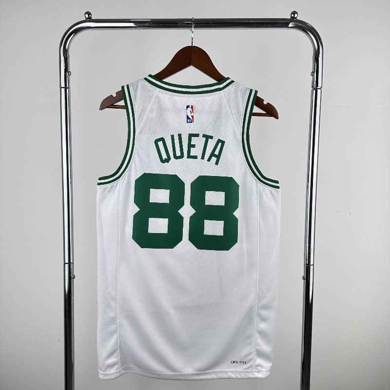 Boston Celtics 22/23 White Basketball Jersey (Hot Press)