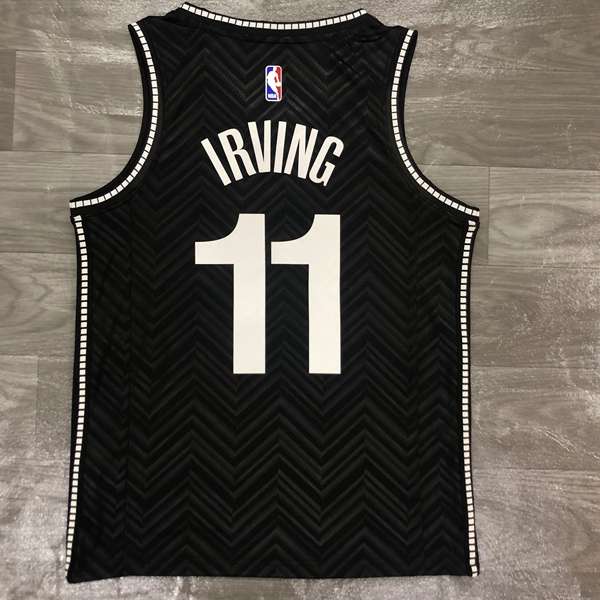 Brooklyn Nets 20/21 Black Basketball Jersey 02 (Hot Press)