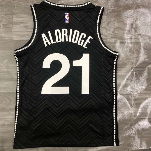 Brooklyn Nets 20/21 Black Basketball Jersey 02 (Hot Press)