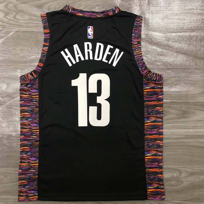 Brooklyn Nets 2020 Black City Basketball Jersey (Hot Press)