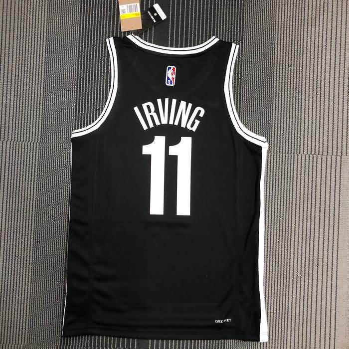 Brooklyn Nets 21/22 Black Basketball Jersey (Hot Press)