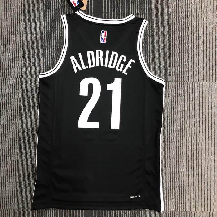 Brooklyn Nets 21/22 Black Basketball Jersey (Hot Press)