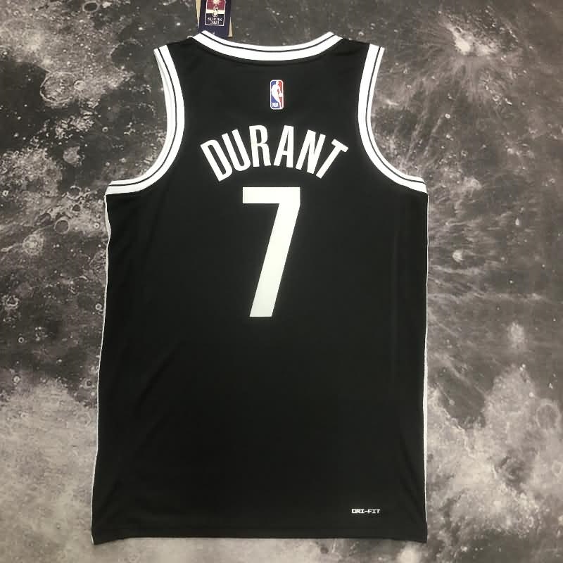 Brooklyn Nets 22/23 Black Basketball Jersey (Hot Press)