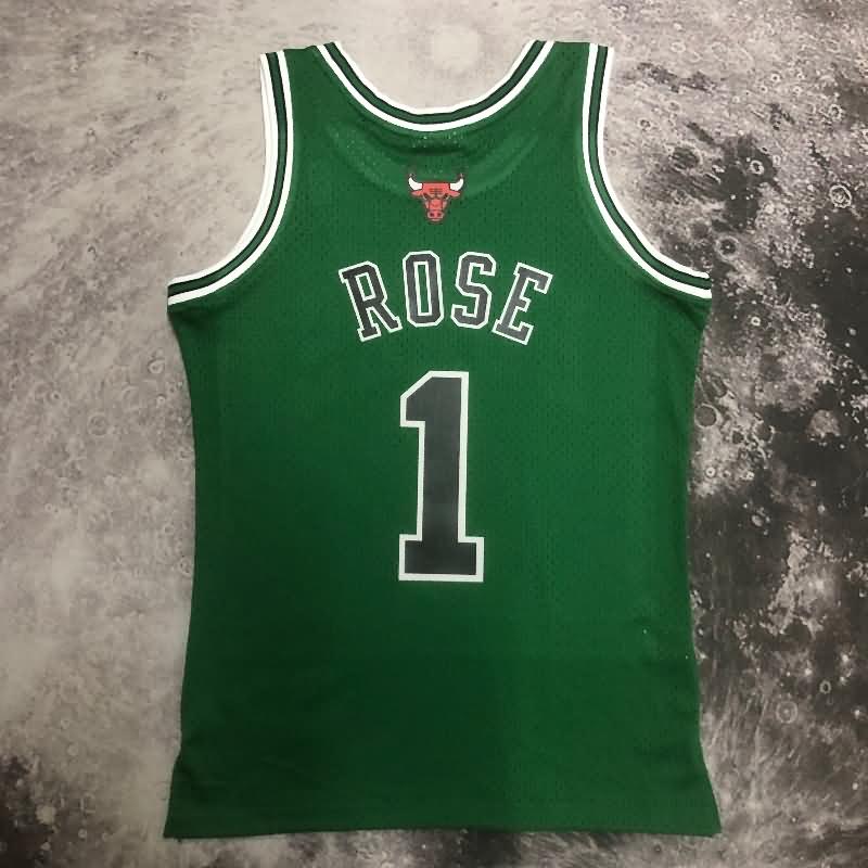 Chicago Bulls 2008/09 Green Classics Basketball Jersey (Hot Press)