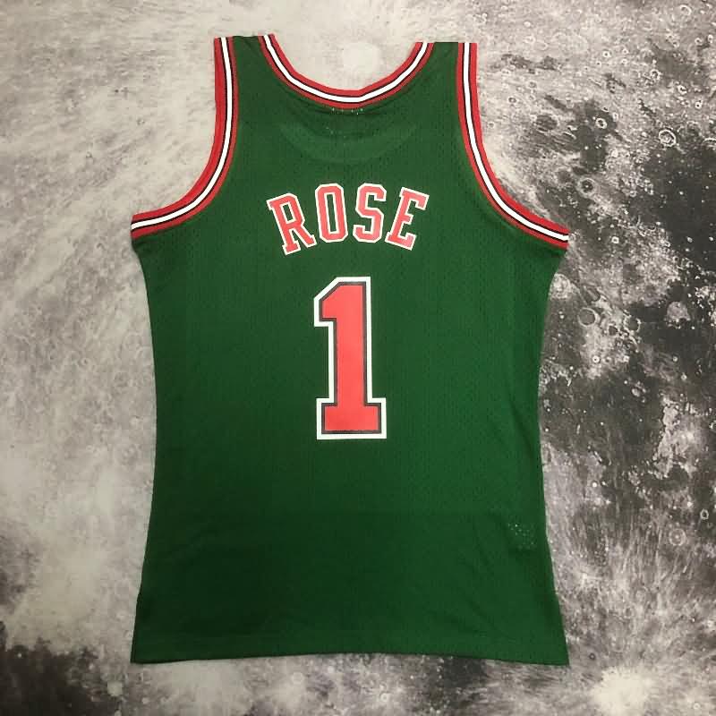 Chicago Bulls 2008/09 Green Classics Basketball Jersey 02 (Hot Press)