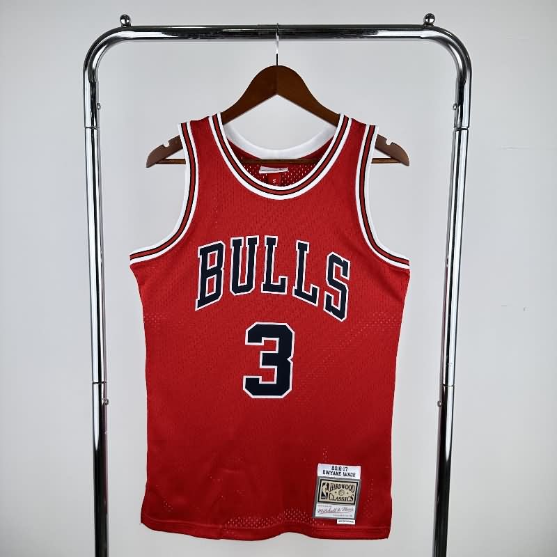 Chicago Bulls 2016/17 Red Classics Basketball Jersey (Hot Press)