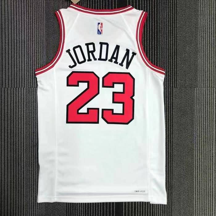 Chicago Bulls 21/22 White Basketball Jersey (Hot Press)