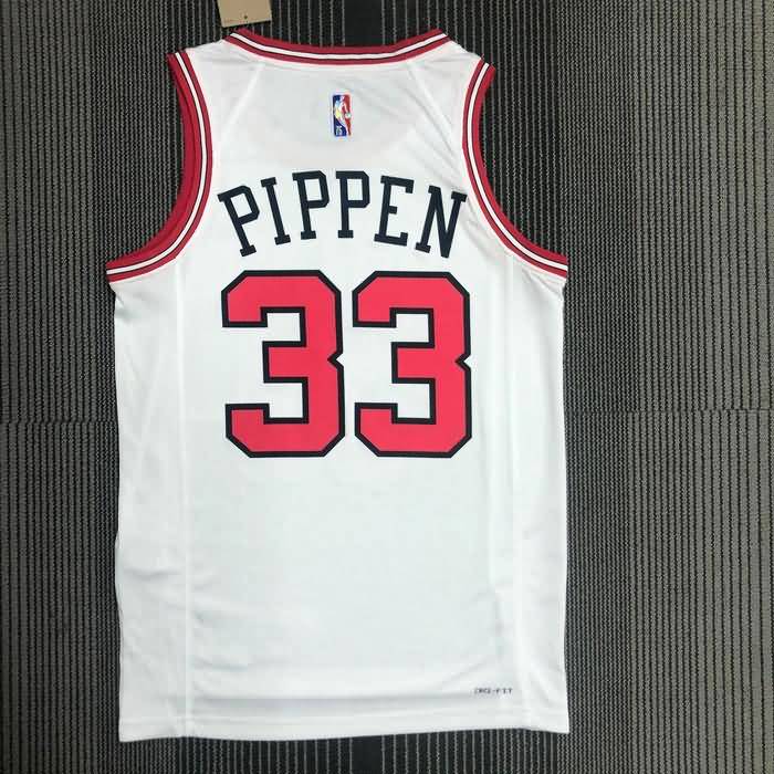 Chicago Bulls 21/22 White Basketball Jersey (Hot Press)