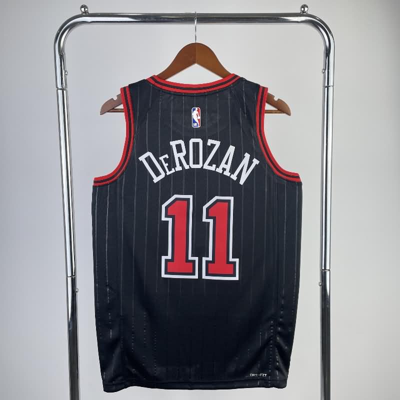 Chicago Bulls 22/23 Black AJ Basketball Jersey (Hot Press)