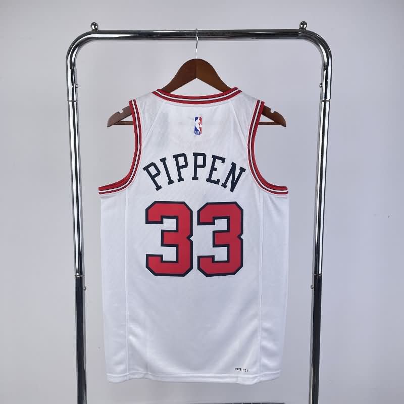 Chicago Bulls 22/23 White Basketball Jersey (Hot Press)