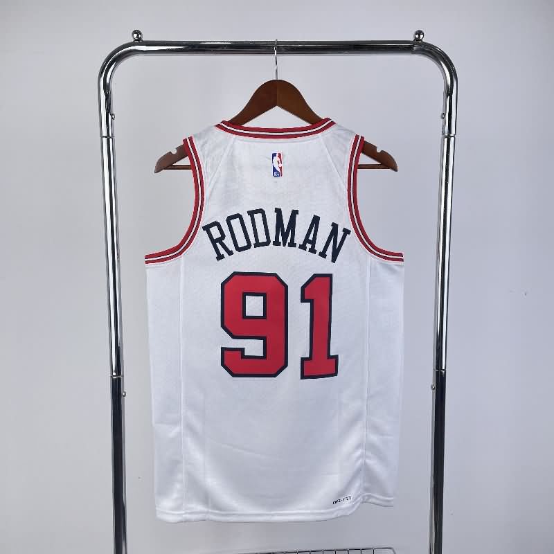 Chicago Bulls 22/23 White Basketball Jersey (Hot Press)