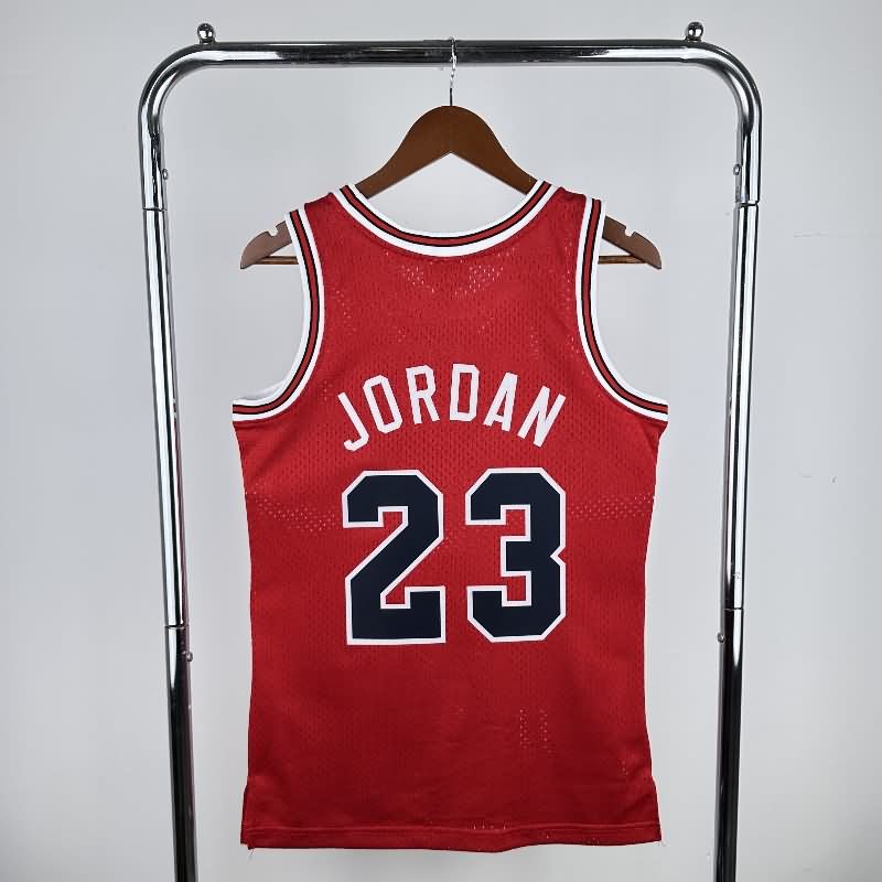 Chicago Bulls 1984/85 Red Classics Basketball Jersey (Hot Press)