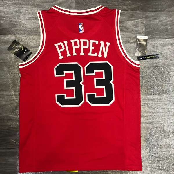 Chicago Bulls Red Classics Basketball Jersey (Hot Press)