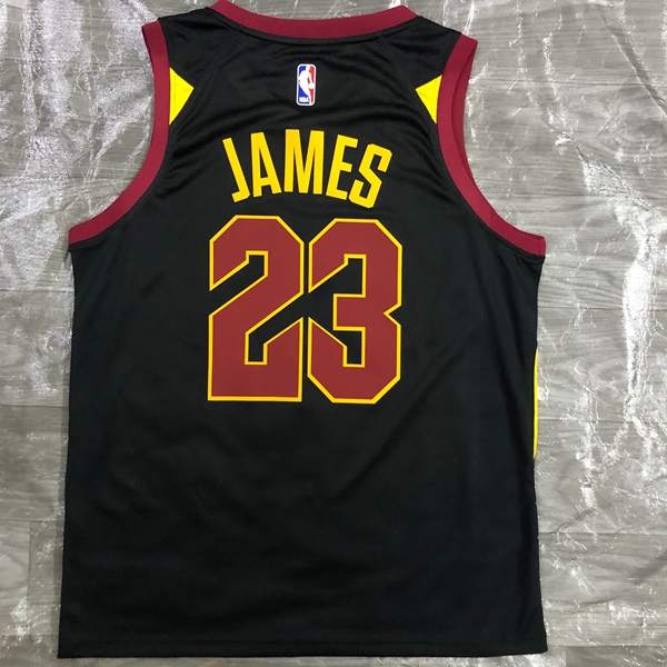 Cleveland Cavaliers 20/21 Black AJ Basketball Jersey (Hot Press)