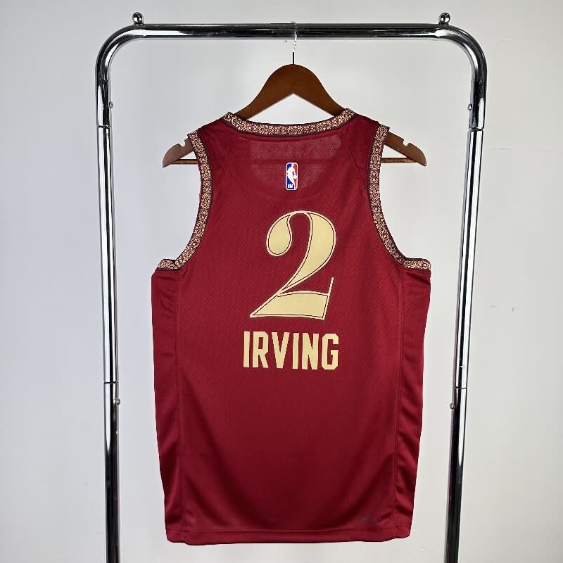 Cleveland Cavaliers 23/24 Red City Basketball Jersey (Hot Press)