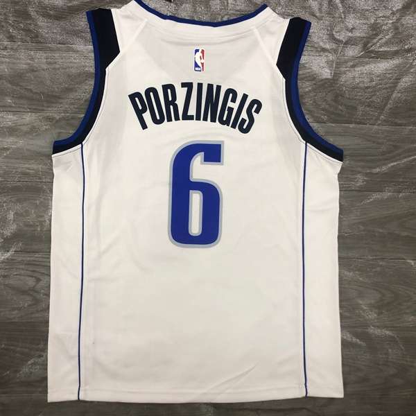 Dallas Mavericks 20/21 White Basketball Jersey (Hot Press)