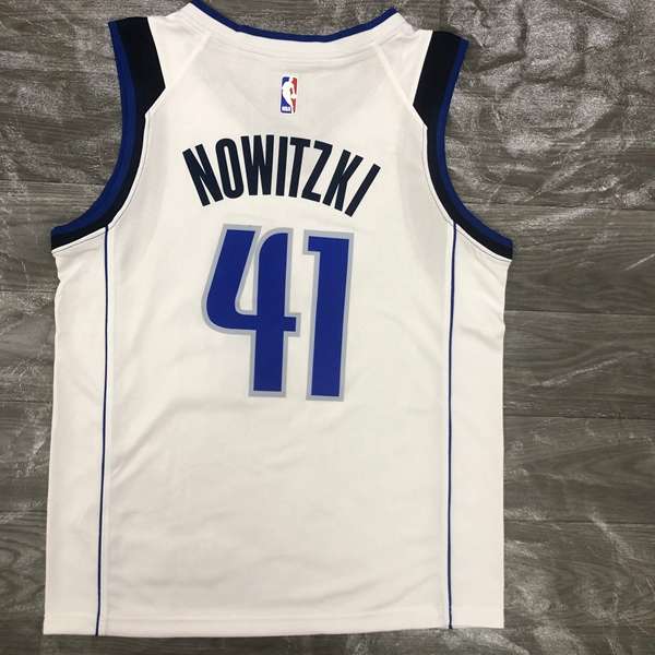 Dallas Mavericks 20/21 White Basketball Jersey (Hot Press)