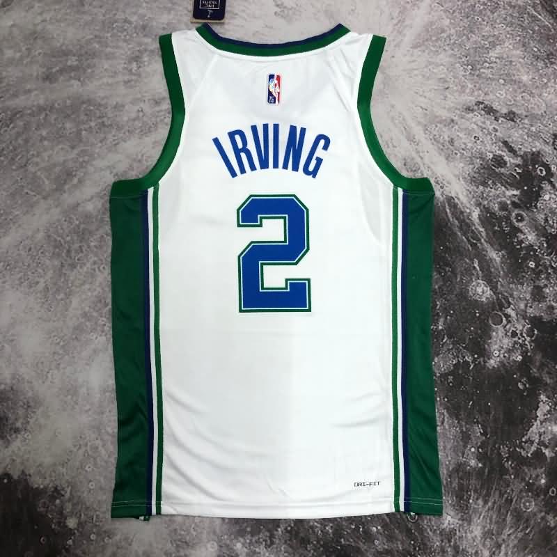 Dallas Mavericks 21/22 White City Basketball Jersey (Hot Press)