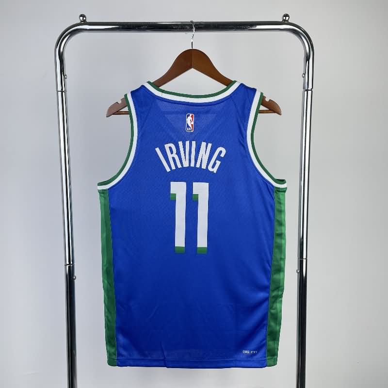 Dallas Mavericks 22/23 Blue City Basketball Jersey (Hot Press)