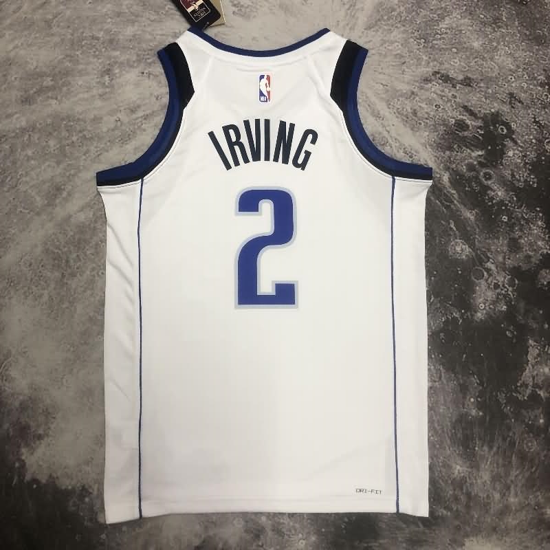 Dallas Mavericks 22/23 White Basketball Jersey (Hot Press)