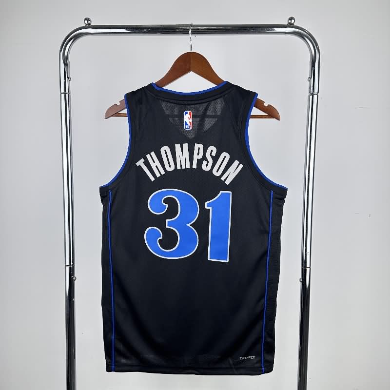 Dallas Mavericks 23/24 Black City Basketball Jersey (Hot Press)