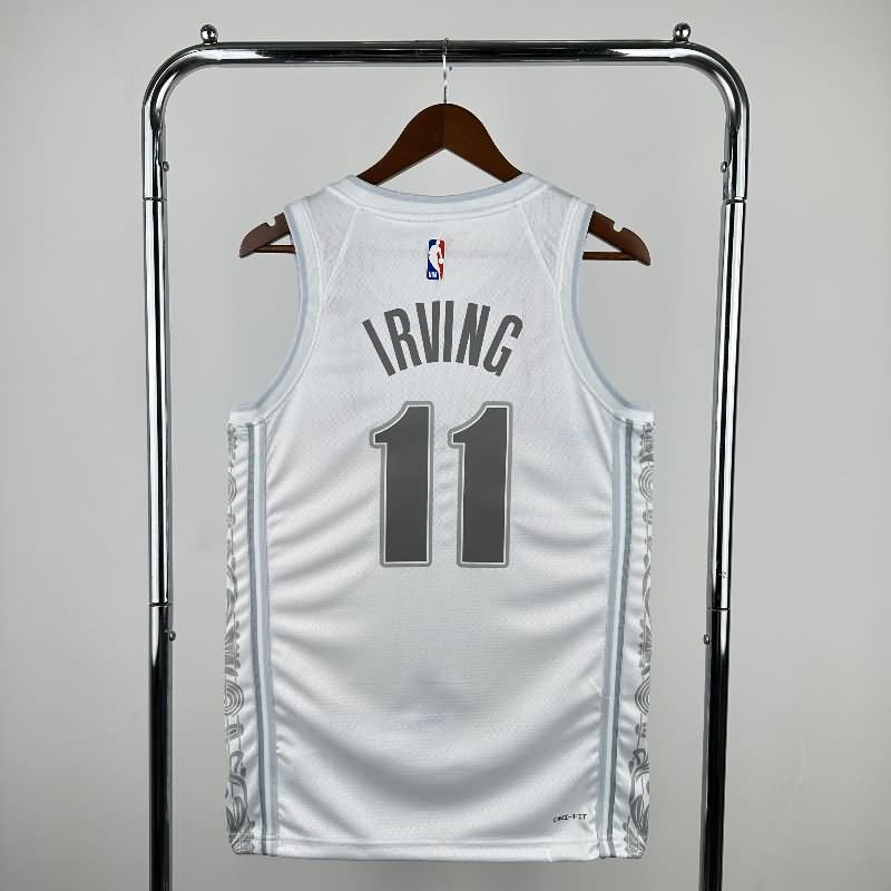 Dallas Mavericks 24/25 White City Basketball Jersey (Hot Press)